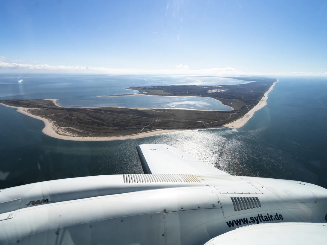 Flug über Sylt mit Sylt Air