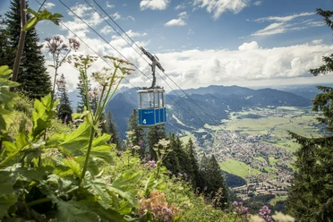 Laber Bergbahn Sommer Laber Bergbahn Oberammergau Naturpark Ammergauer Alpen