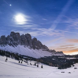 Winter in den Bergen