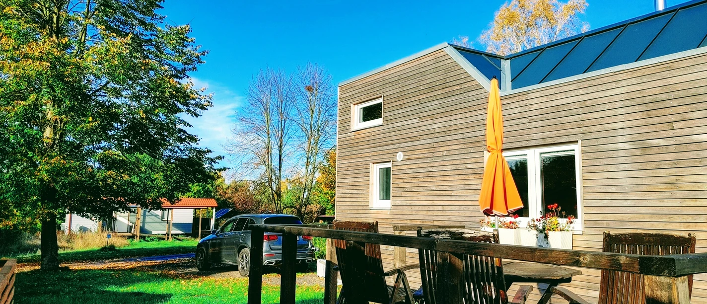 Außenansicht des my little tiny house` Außenansicht des my little tiny house`