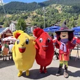 Vero zusammen mit Rekalino und Rekalino am Hexenbesen Open Air