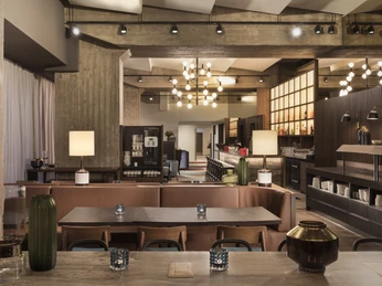 Restaurant im Tagungshotel Adina Apartment Hotel Leipzig | Leipzig Convention Bureau Restaurant im Tagungshotel Adina Apartment Hotel Leipzig – präsentiert vom Leipzig Convention BureauRestaurant at the conference hotel Adina Apartment Hotel Leipzig – presented by the Leipzig Convention Bureau