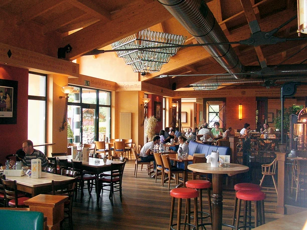 Gastraum des Hochwälder Brauhauses