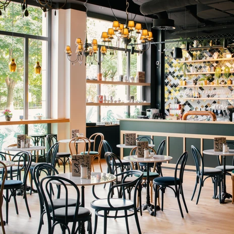 Coffee House at the conference hotel Vienna House Easy by Wyndham | Leipzig Convention Bureau Coffee House at the conference hotel Vienna House Easy by Wyndham Leipzig - presented by Leipzig Convention Bureau