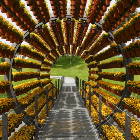 Dufttunnel von Oláfur Eliasson in der Autostadt