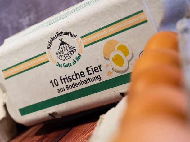 Eierkarton Hühnerhof Bührke