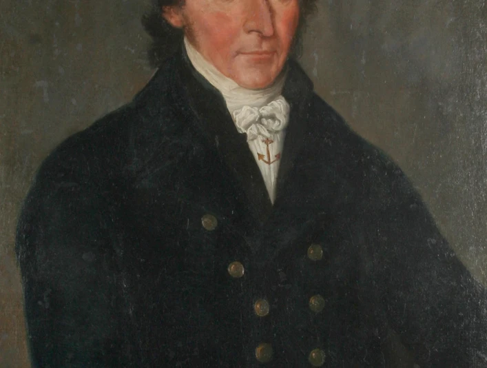 Porträt eines Kapitäns um 1810