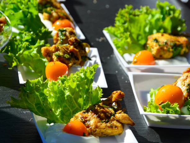 Häppchen auf dem Emsfest in Schloß Holte-Stukenbrock