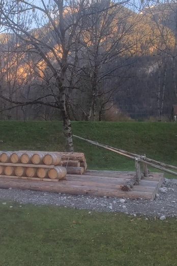 Loisach-Floß | Das goldene Au