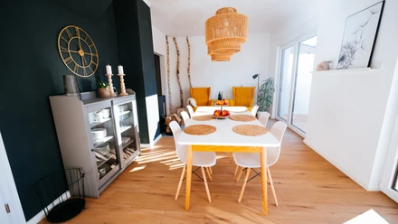 Eetgedeelte vakantiehuis Visselheide