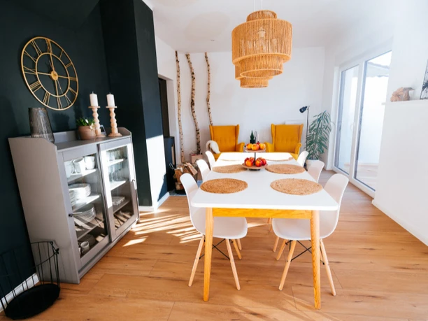 Eetgedeelte vakantiehuis Visselheide