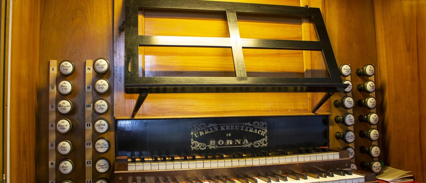 Borna St. Marien Kreutzbach-Orgel Spieltisch-Orgel