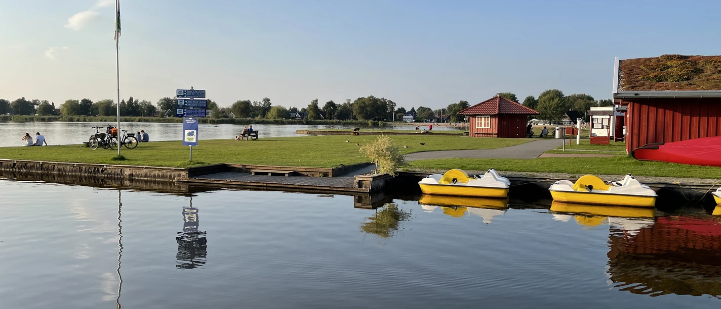 Paddel- und Pedalstation Großes Meer paddeln am Großen Meer