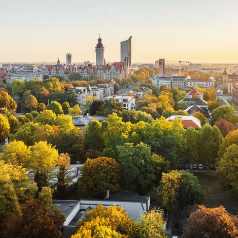 Ihre Tagung & Konferenz in Leipzig: Blick über die Stadt