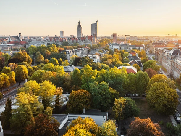 Skyline of Leipzig | Leipzig Convention Bureau Skyline of Leipzig with city panorama – presented by Leipzig Convention Bureau