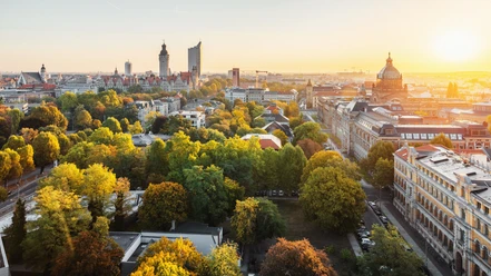 Skyline von Leipzig | Leipzig Convention Bureau Skyline von Leipzig mit Stadtpanorama – präsentiert vom Leipzig Convention Bureau