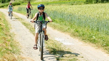 Cykeltur Family on bicycle trip