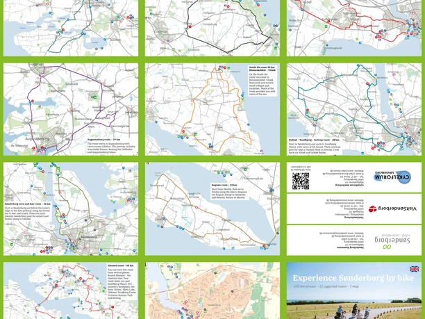 Sønderborg Kommune Cycling map 2022