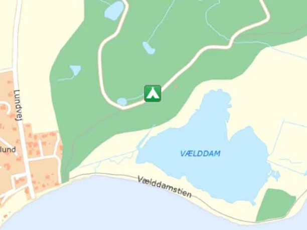 Spejderpladsen-Vælddam-kort Spejderpladsen-Vælddam-kort