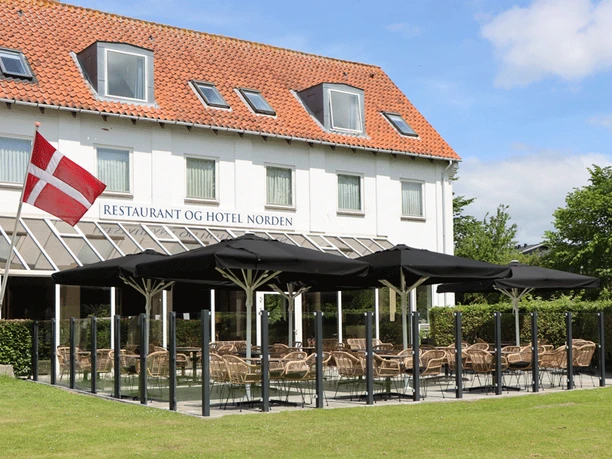 Hotel Norden fra terrassen