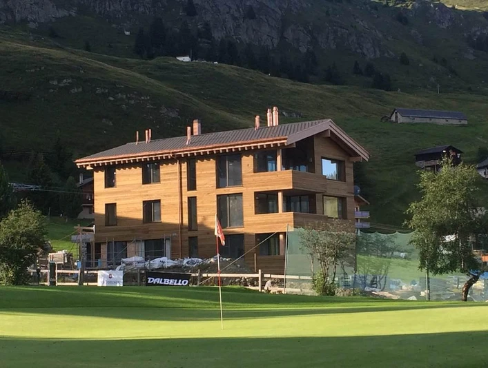 Sicht vom Golfplatz