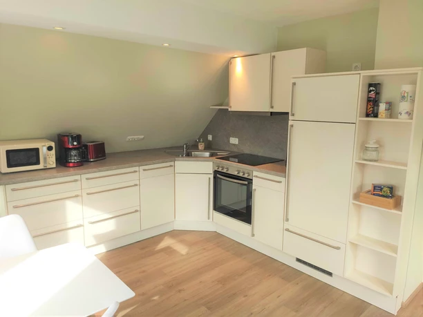 Küche in der Ferienwohnung