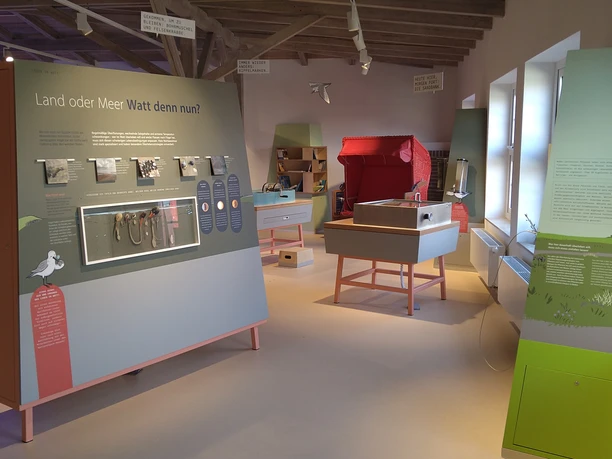 Nationalpark-Haus Juist neue Ausstellung 02.JPG National Park House Juist new exhibition 02.JPG