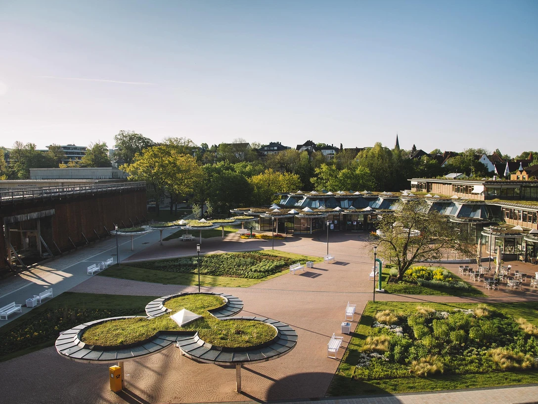 Denkmalgeschütztes Gebäude für das Kurgastzentrum