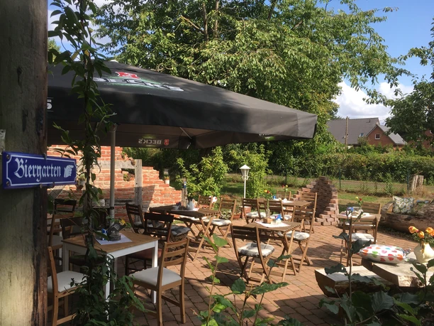 Biergarten Campingplatz Huntesee