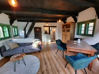 Ferienhaus Alter Speicher Wohnzimmer