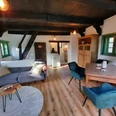 Ferienhaus Alter Speicher Wohnzimmer