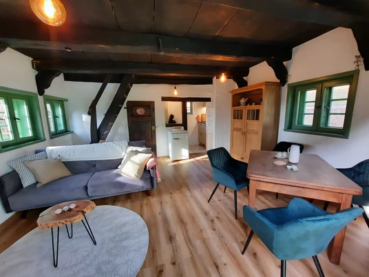 Ferienhaus Alter Speicher Wohnzimmer