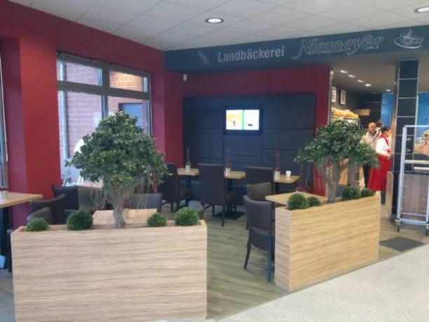 Kleiner Sitzbereich Bäckerei Niemeyer