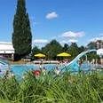 Hallen-Freibad Wagenfeld Schwimmbecken außen