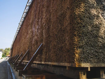 Gradierwerk mit Aussichtsplattform