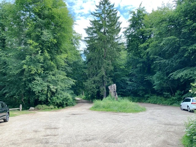 Parkplatz Mölln - Görlitzer Ring oberhalb vom Drüsensee