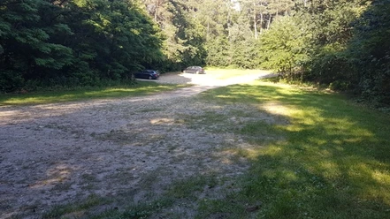 Parkplatz Sarnekower See an der L 205