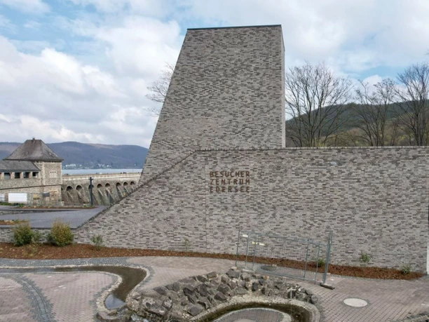 Querschnitt der Edertalsperre