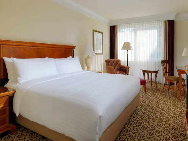 Hotelzimmer im Tagungshotel Leipzig Marriott Hotel | Leipzig Convention Bureau Hotelzimmer im Tagungshotel Leipzig Marriott Hotel - präsentiert vom Leipzig Convention Bureau