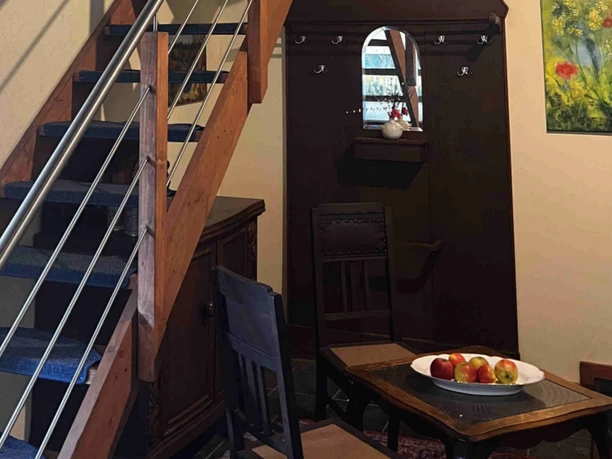 Eingang der Kleinen Herberge in Winkeldorf Eingang der Kleinen Herberge in Winkeldorf