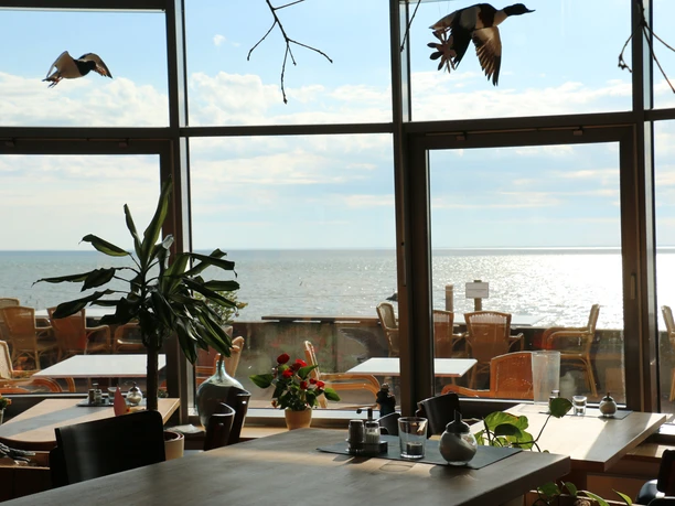 Meerblick im Bistro Naturgewalten