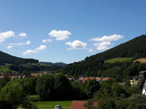Aussicht vom Balkon