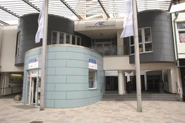 Eingang des Congress Centrums Sylt