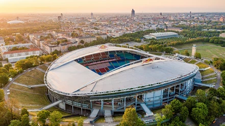 Red Bull Arena event venue | Leipzig Convention Bureau Exterior view of the event venue Red Bull Arena - presented by Leipzig Convention Bureau