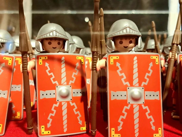 Römische Legionäre in der Playmobilausstellung Veni Vidi Playmobil