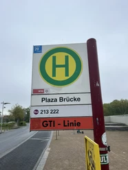 Haltestelle Plaza Brücke
