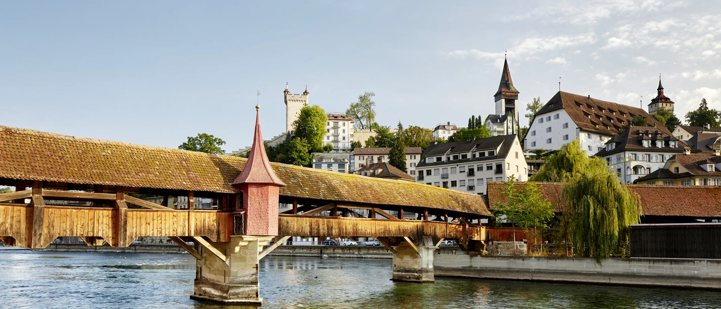 Spreuerbrücke Blick auf die Spreuerbrücke