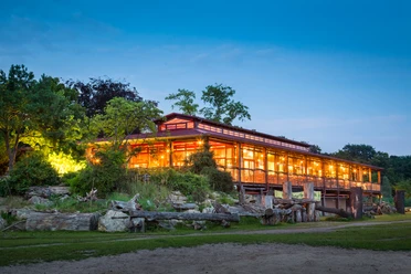 Kiwara Lodge restaurant and event area at the event venue Zoo Leipzig - presented by Leipzig Convention Bureau