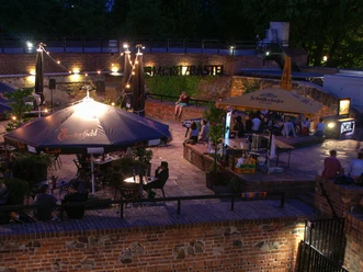 Terrace of the event venue MORITZBASTEI - presented by Leipzig Convention Bureau