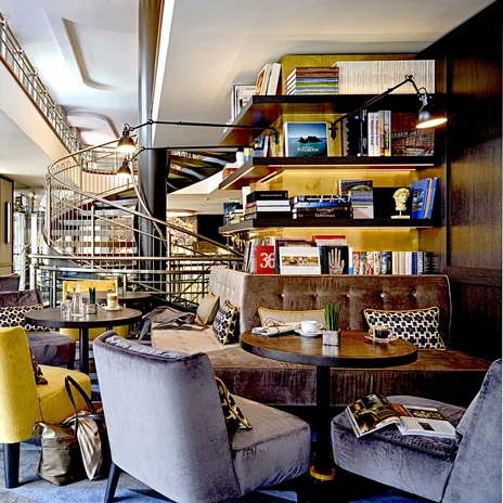 Library at the conference hotel Seaside Park Hotel Leipzig | Leipzig Convention Bureau Library at the conference hotel Seaside Park Hotel Leipzig - presented by Leipzig Convention Bureau